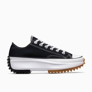 CONVERSE Chuck Taylor Canvas Run Star Hike Platform Low Top Black Women's 7